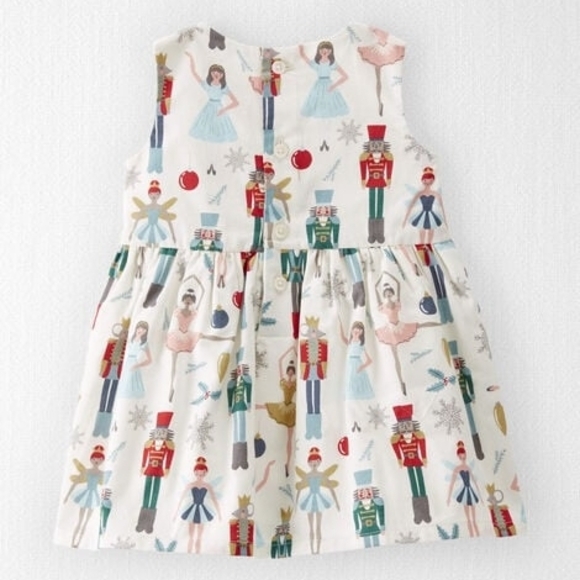 Nutcracker Ballet Print Dress, LITTLE PLANET BY CARTERS size 3 Organic - Picture 5 of 6